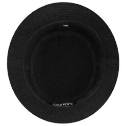 Alternative view of Kangol Black Bucket Hat, Washed Cotton